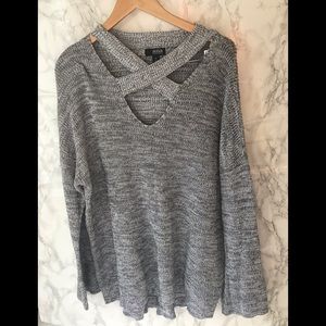 A.N.A. Grey sweater